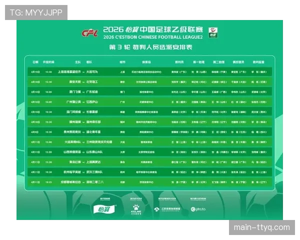 裁判选派名单公布：多位国际背景裁判将执裁关键场次
